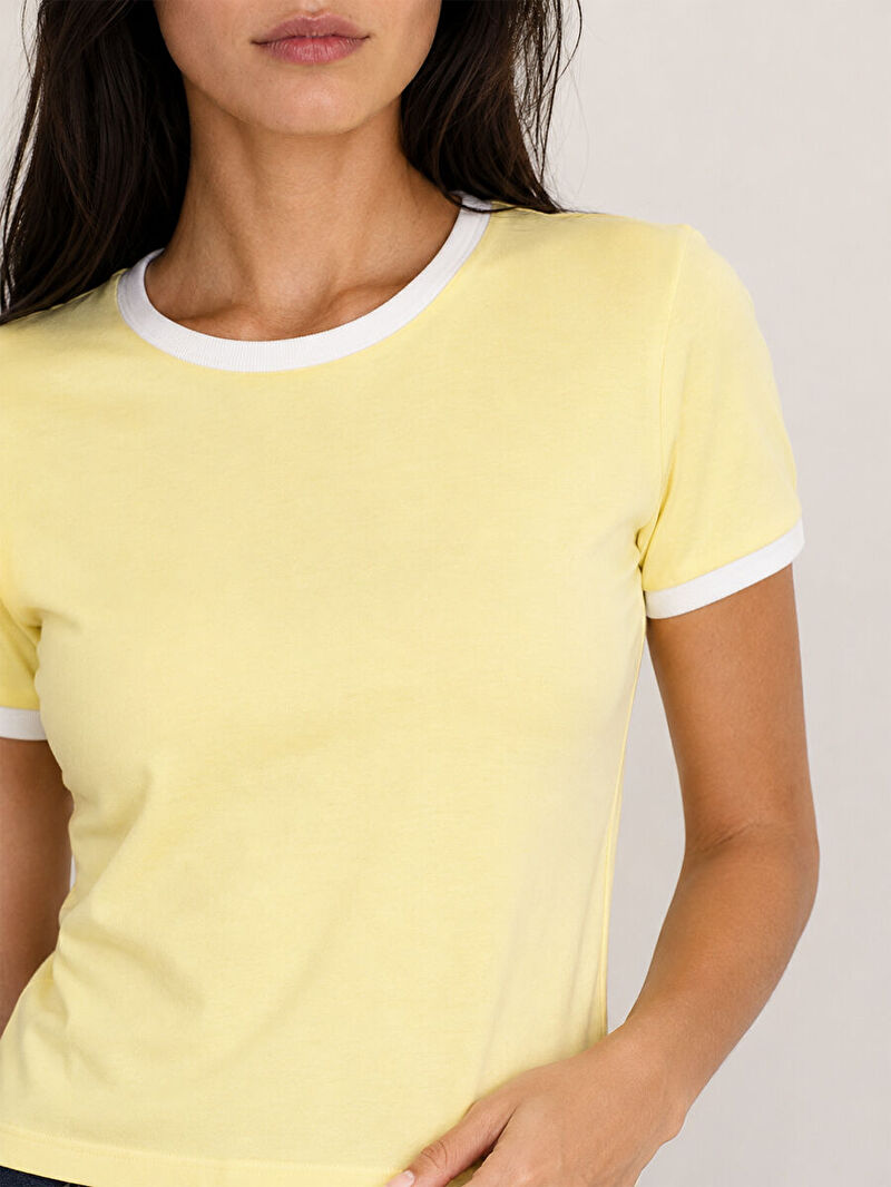 Slim Fit Kadın Tshirt K.kol