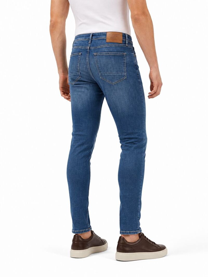 Justın Erkek Green Cast Dar Paça Düşük Bel Skinny Jean Pantolon