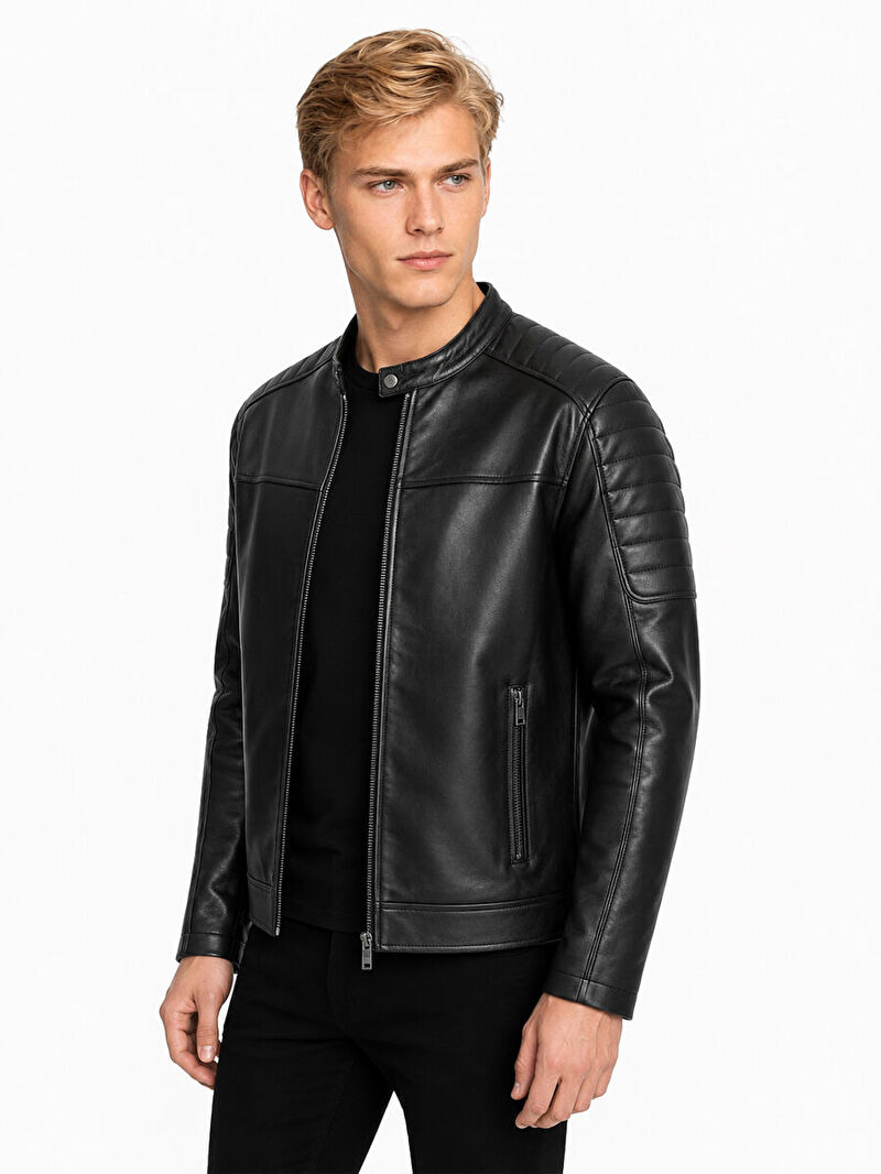 Regular Fit Erkek Mont Pu