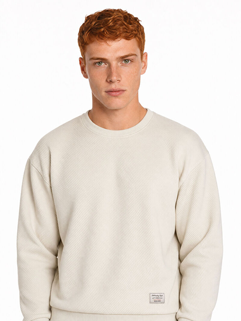 Loose Fit Erkek Sweatshirt
