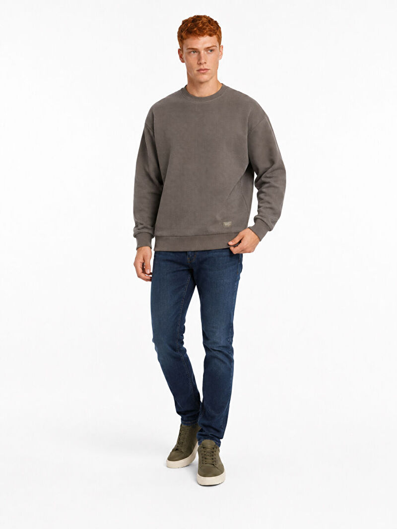 Loose Fit Erkek Sweatshirt