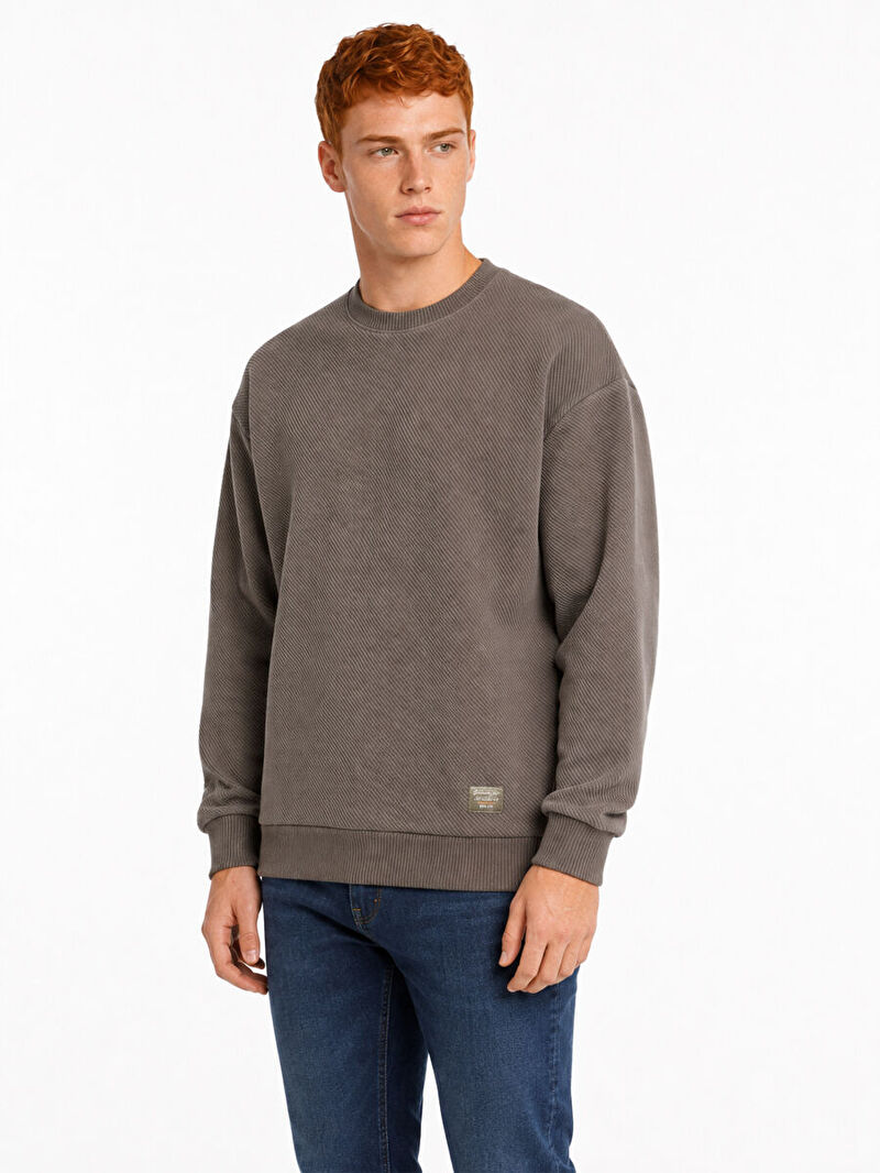 Loose Fit Erkek Sweatshirt