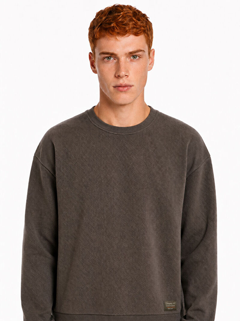 Loose Fit Erkek Sweatshirt