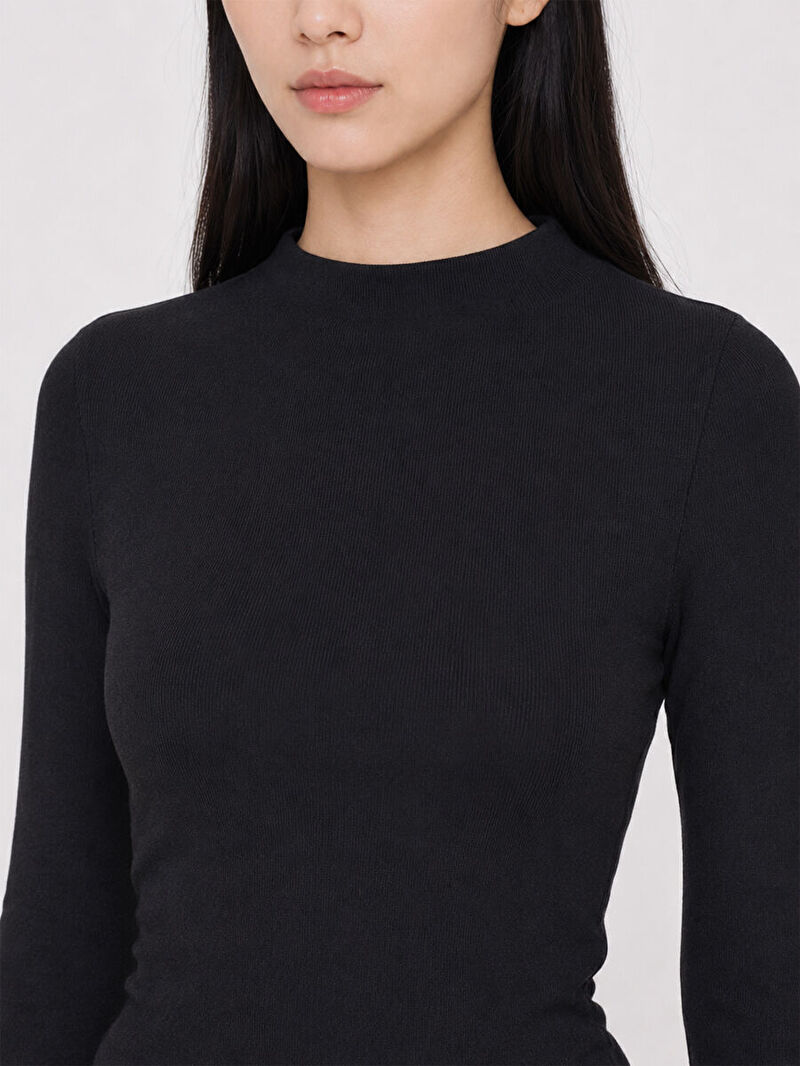 Slim Fit Kadın Bluz U.kol