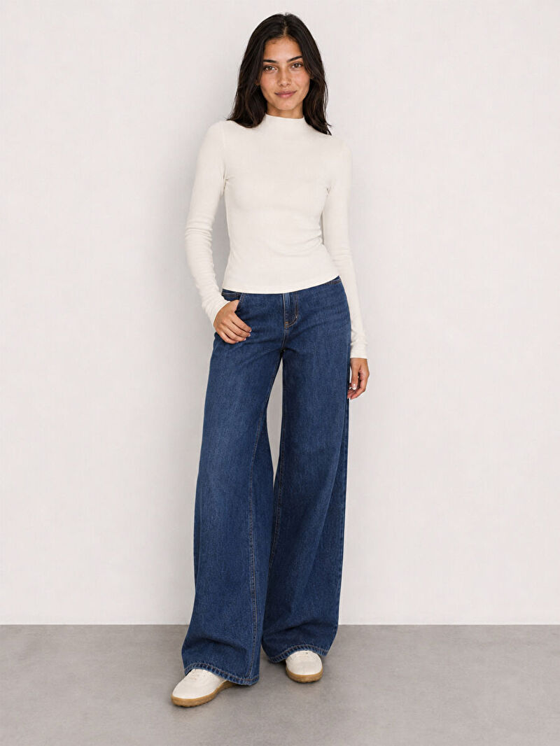 Slim Fit Kadın Bluz U.kol