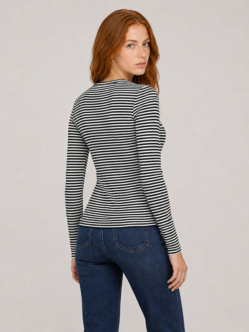 Slim Fit Kadın Tshirt U.kol