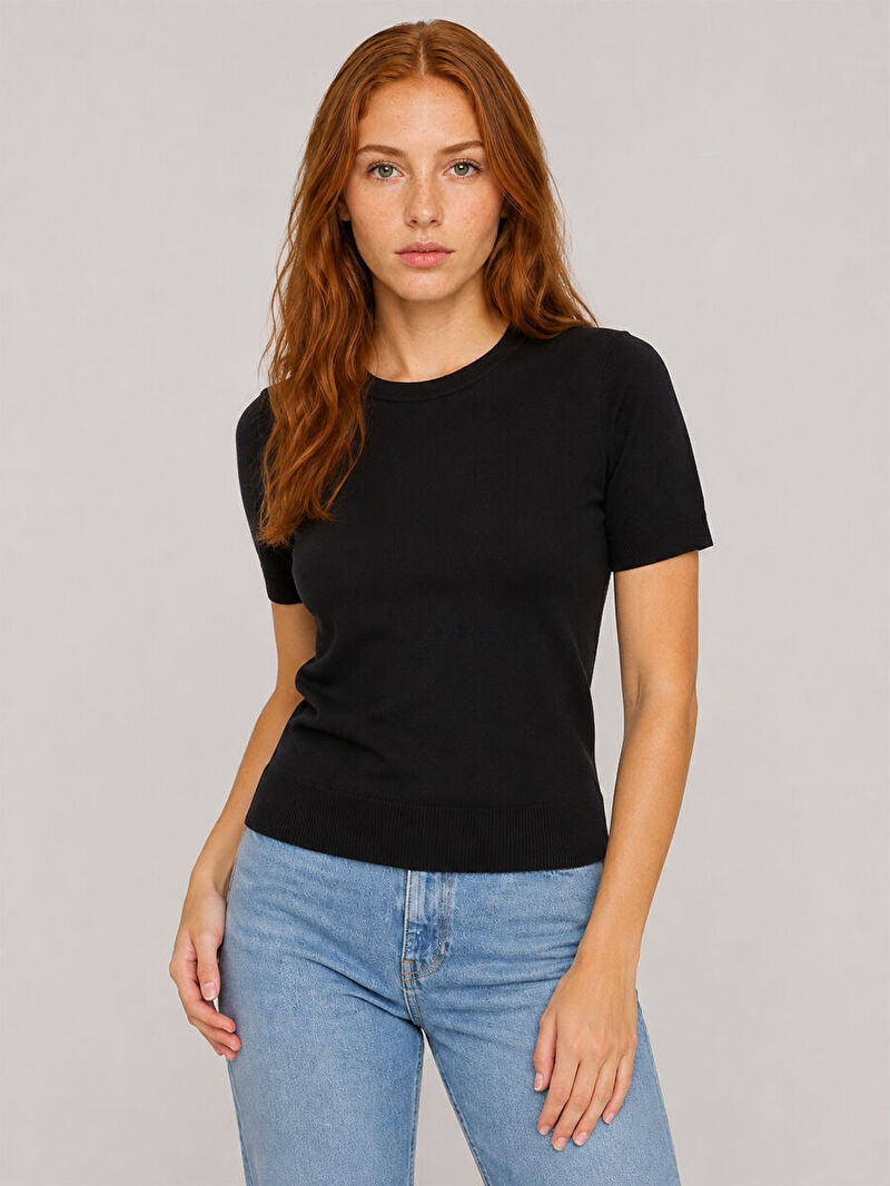 Regular Fit Kadın Bluz K.kol