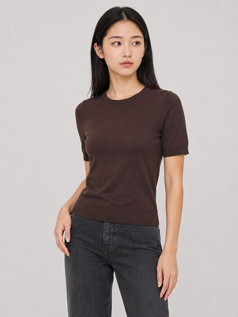 Regular Fit Kadın Bluz K.kol