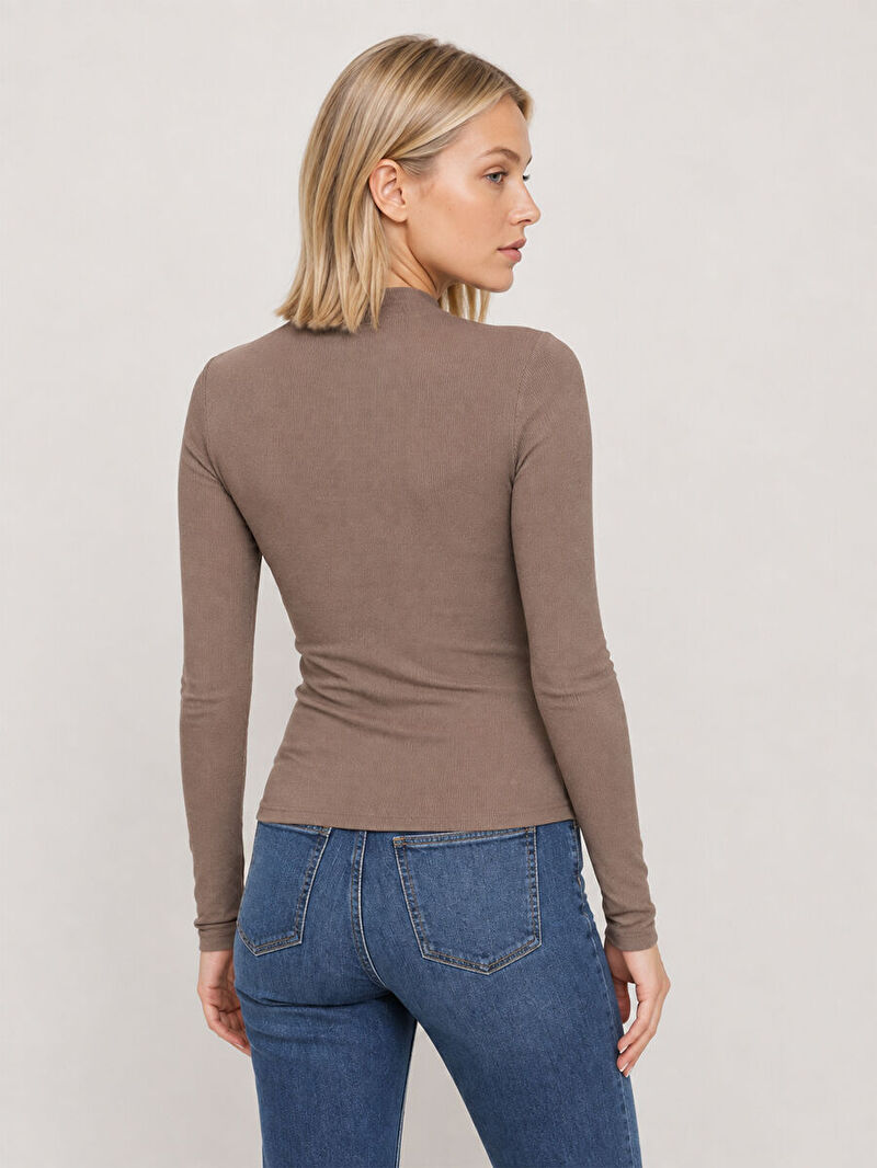 Slim Fit Kadın Bluz U.kol