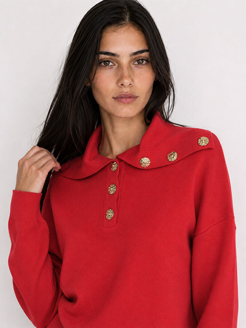 Oversize Kadın Kazak