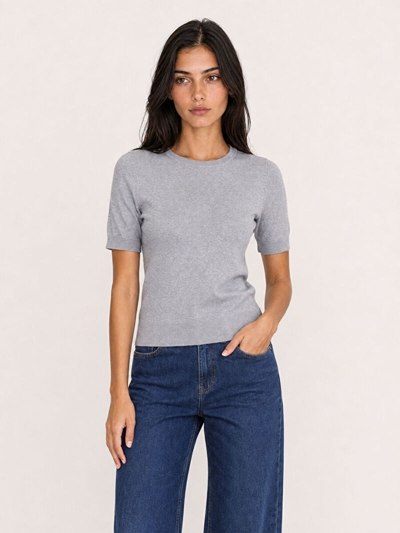 Regular Fit Kadın Bluz K.kol