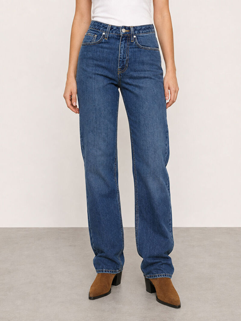 New Straight Regular Fit Kadın Pantolon