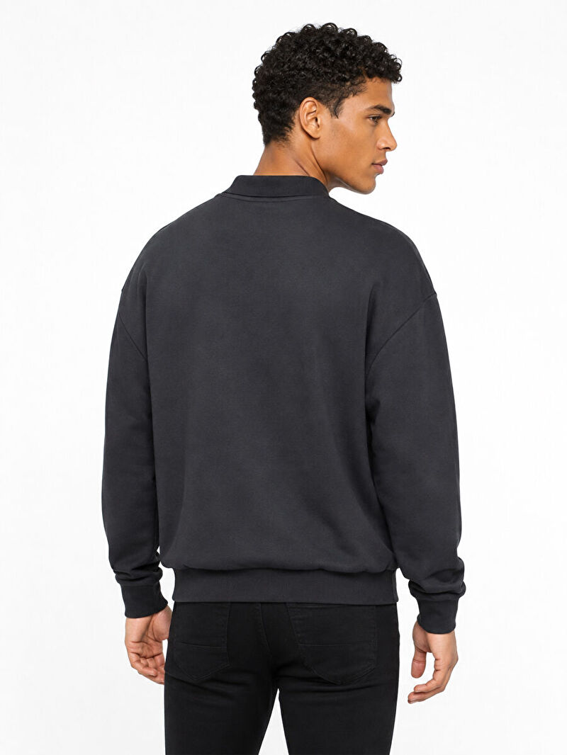 Boxy Fit Erkek Polo U.kol