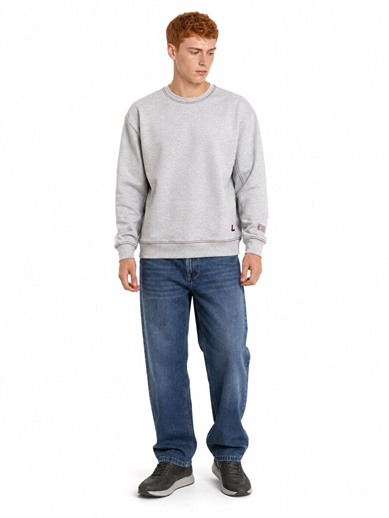 Loose Fit Erkek Sweatshirt
