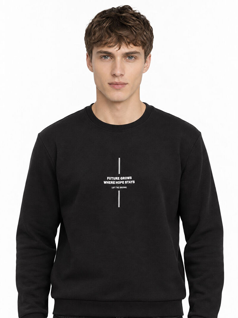 Regular Fit Erkek Sweatshirt