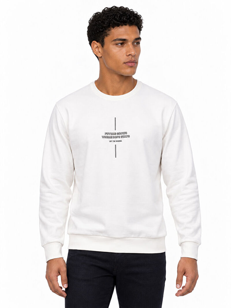 Regular Fit Erkek Sweatshirt