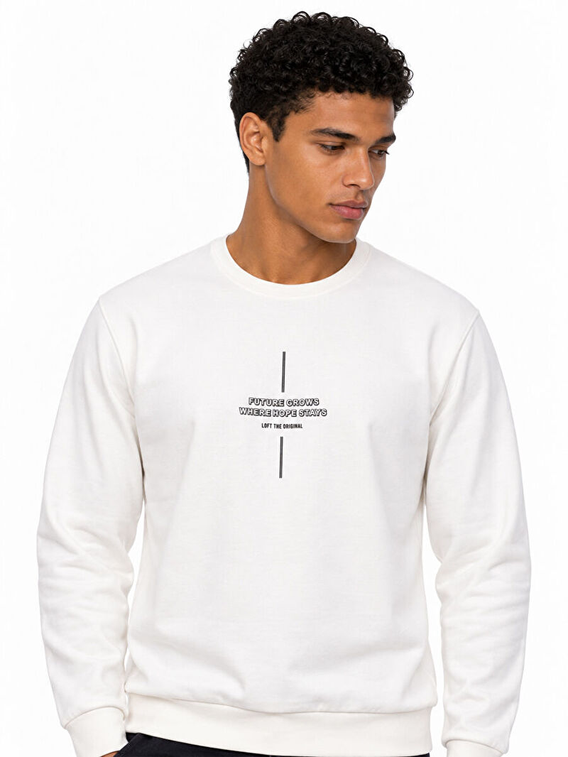 Regular Fit Erkek Sweatshirt