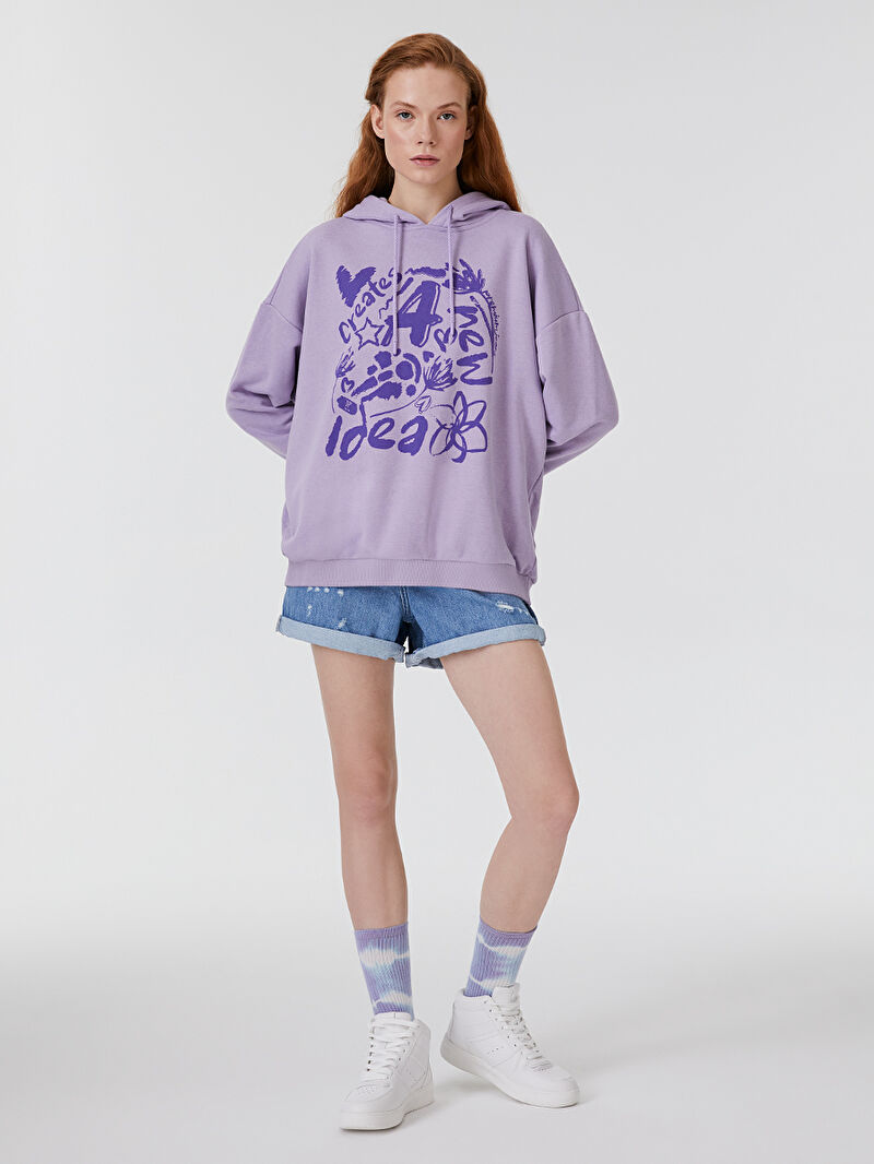 Oversize Kadın Sweatshirt
