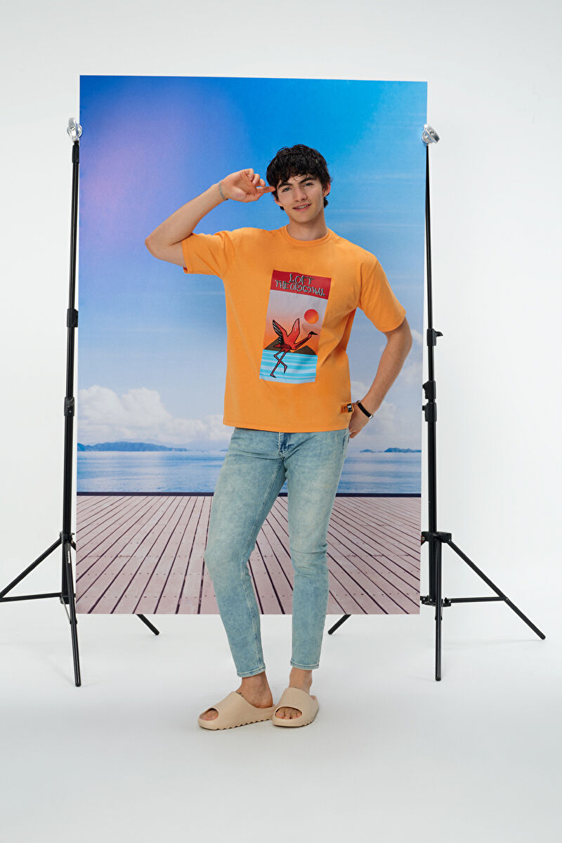 Loose Fit Erkek Tshirt K.kol