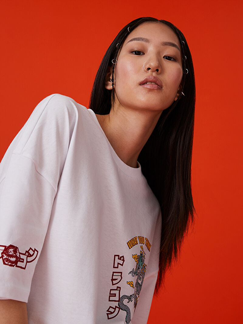 Oversize Kadın Tshirt K.kol