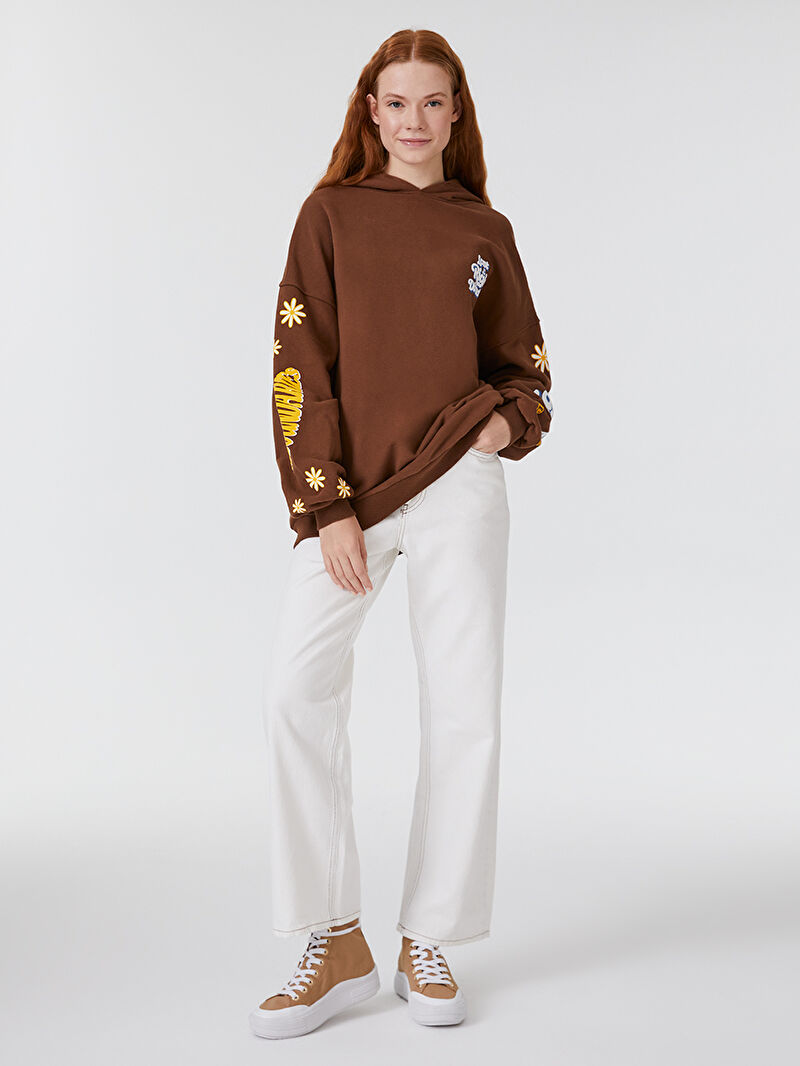 Oversize Kadın Sweatshirt