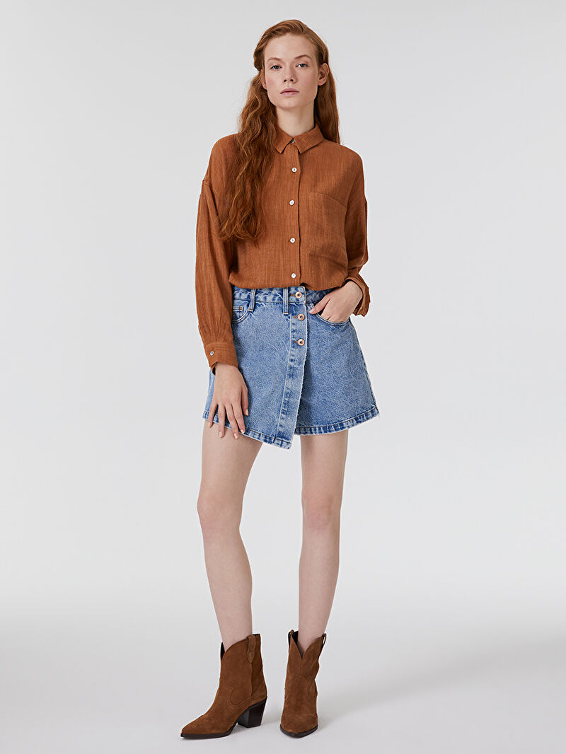 Slim Fit Kadın Etek