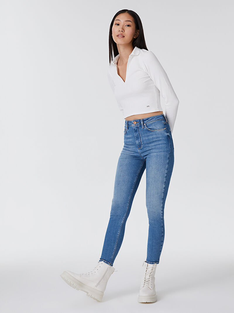 Nicole Skinny Fit Kadın Pantolon