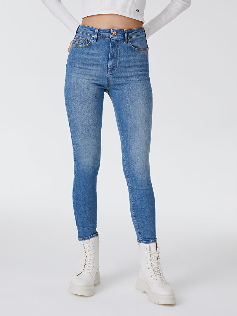 Nicole Skinny Fit Kadın Pantolon