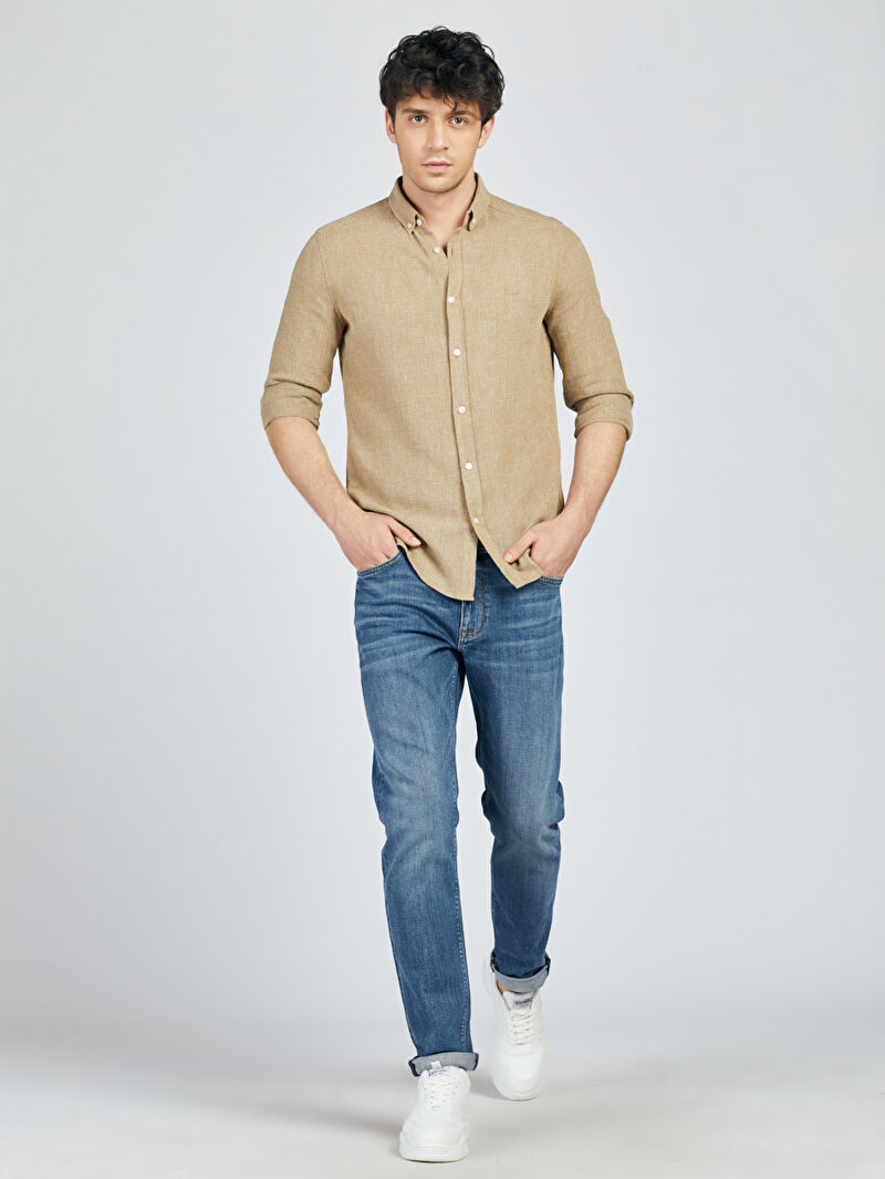 Regular Fit Erkek Gömlek U.kol