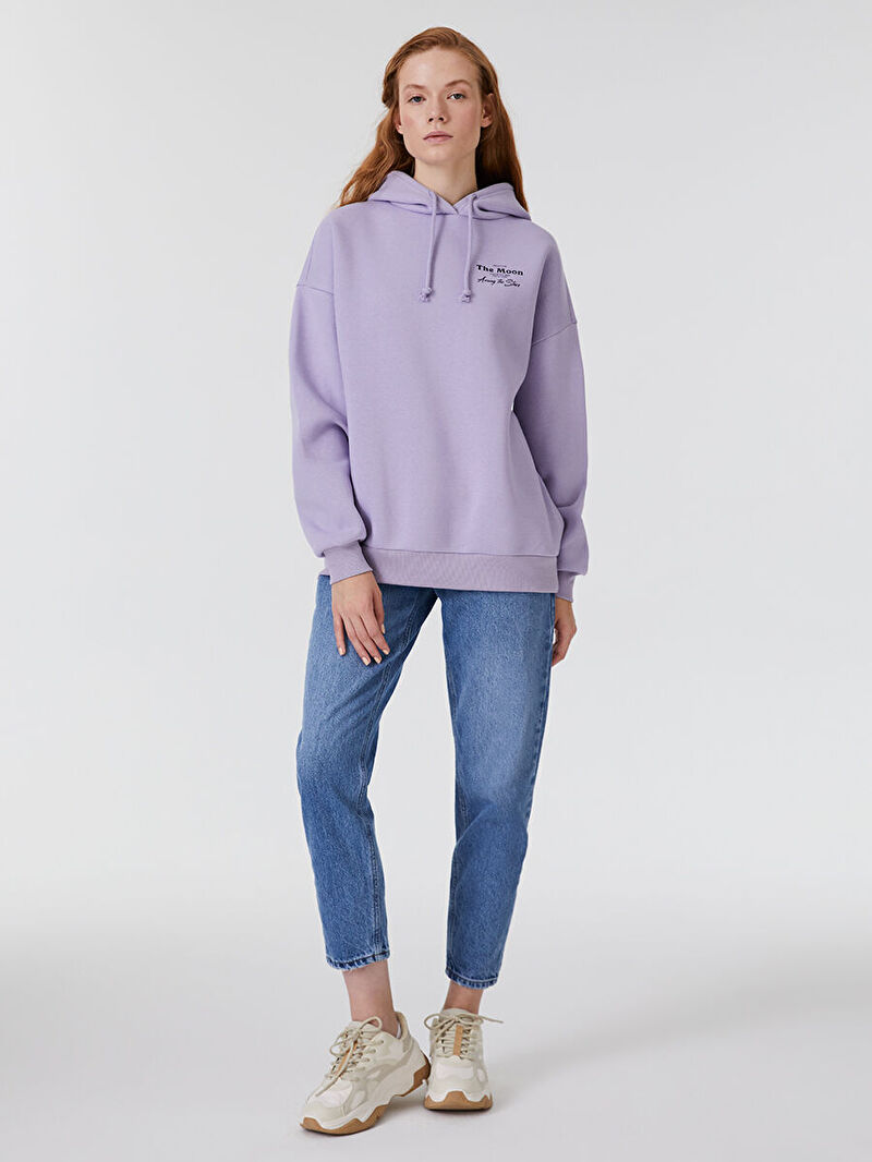 Loose Fit Kadın Sweatshirt