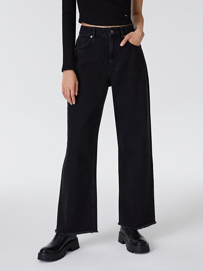 Wide Leg Regular Fit Kadın Pantolon