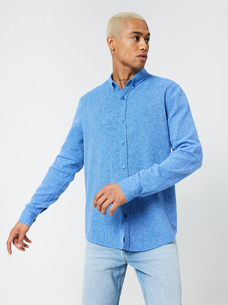 Regular Fit Erkek Gömlek U.kol