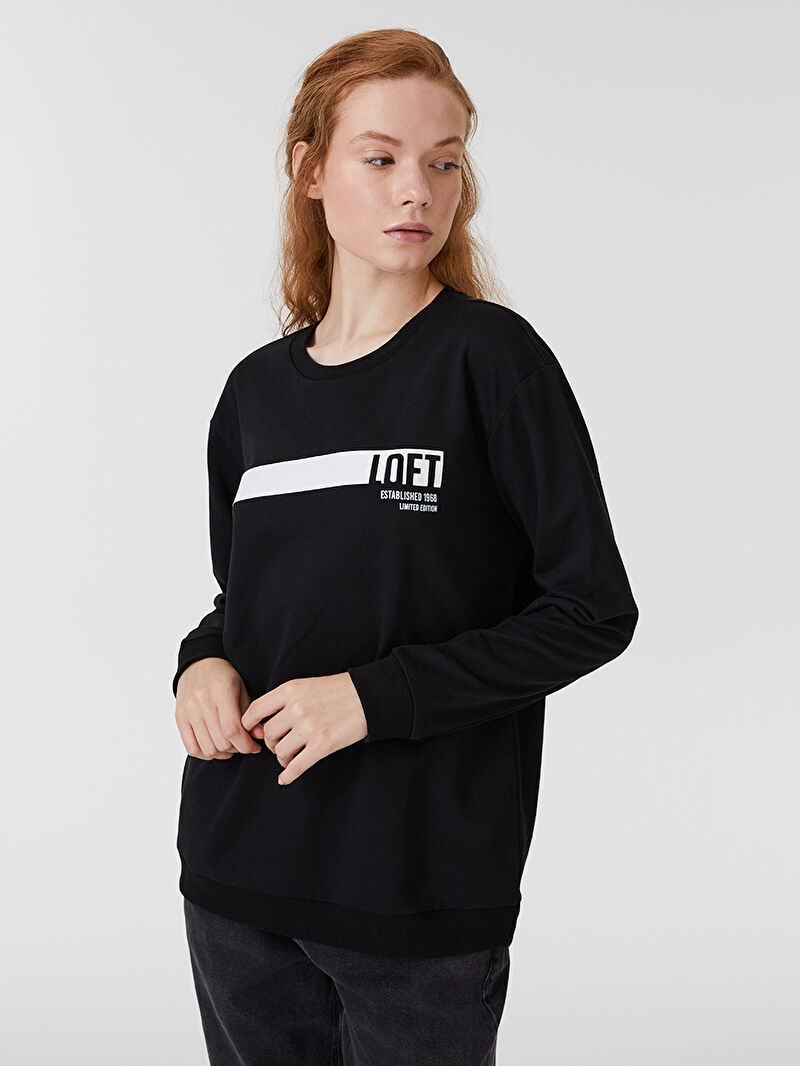 Regular Fit Kadın Sweatshirt