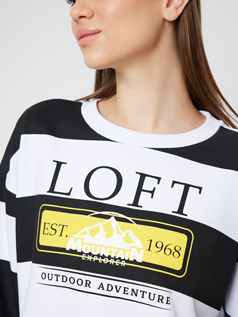 Loose Fit Kadın Sweatshirt