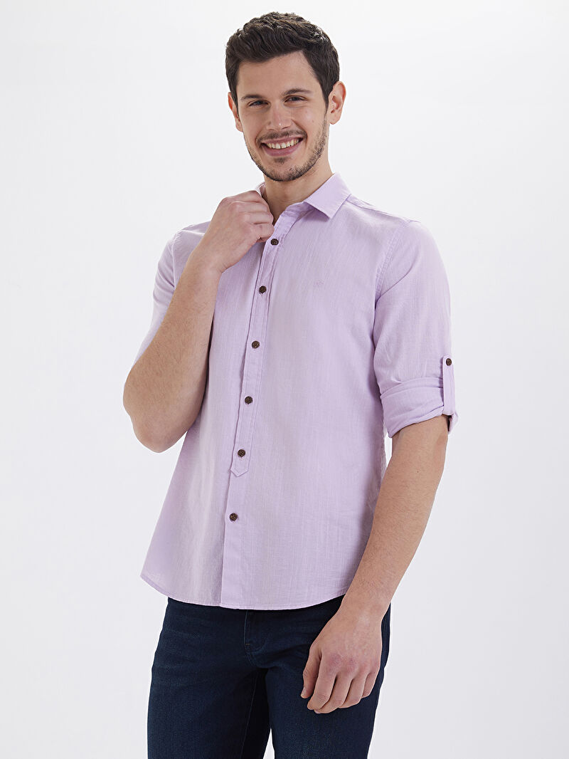 Regular Fit Erkek Gömlek U.kol