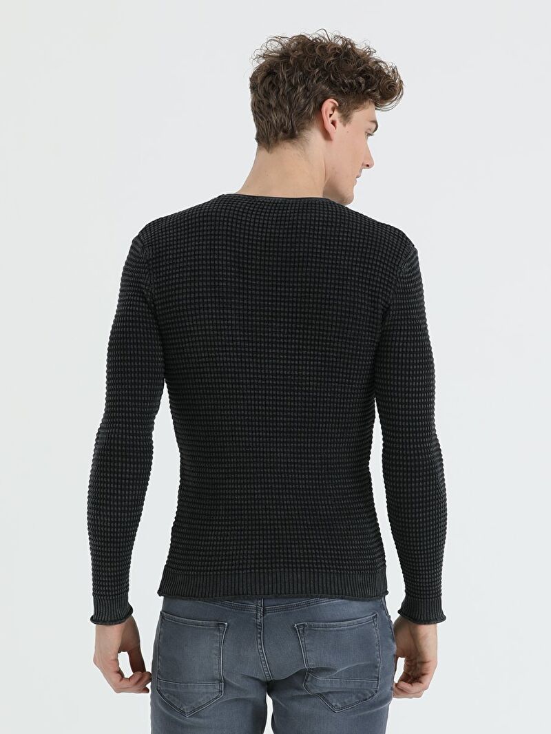 Slim Fit Erkek Kazak