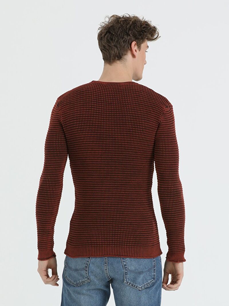 Slim Fit Erkek Kazak