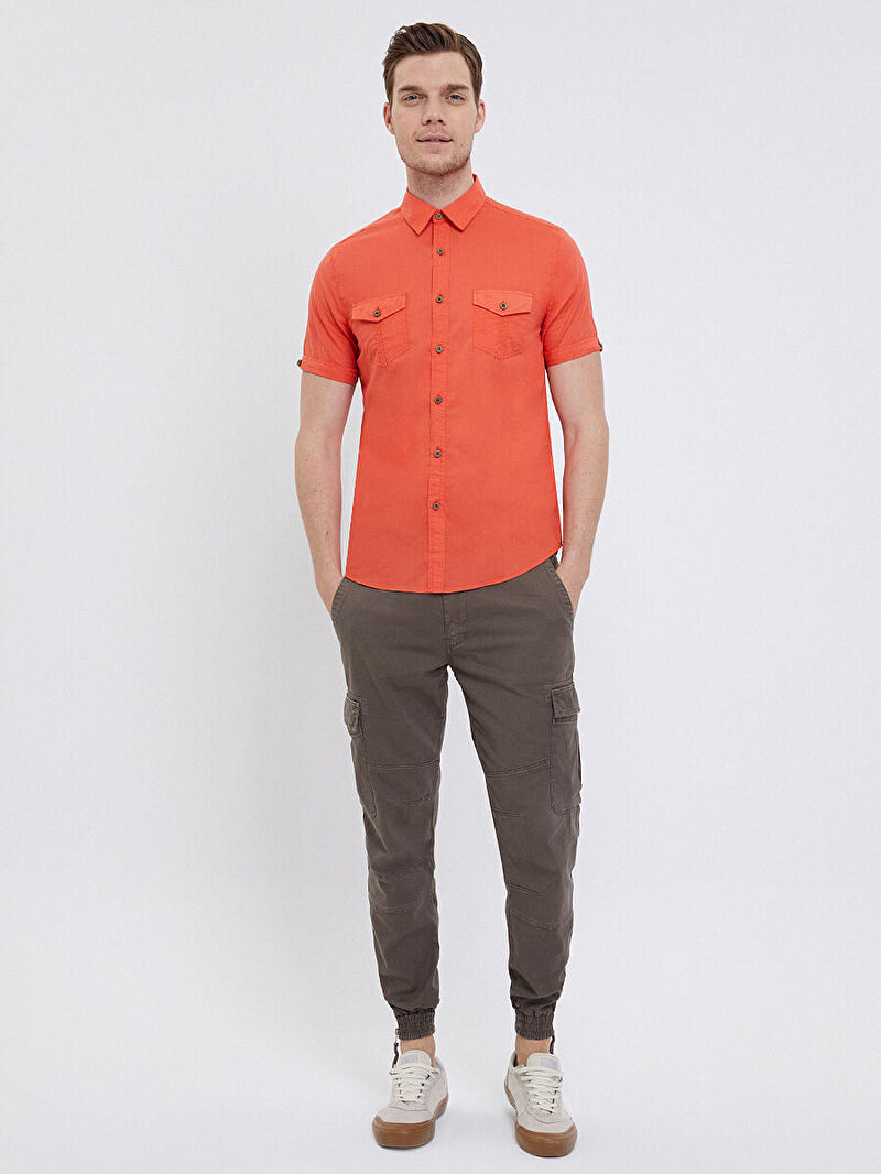 Regular Fit Erkek Gömlek K.kol