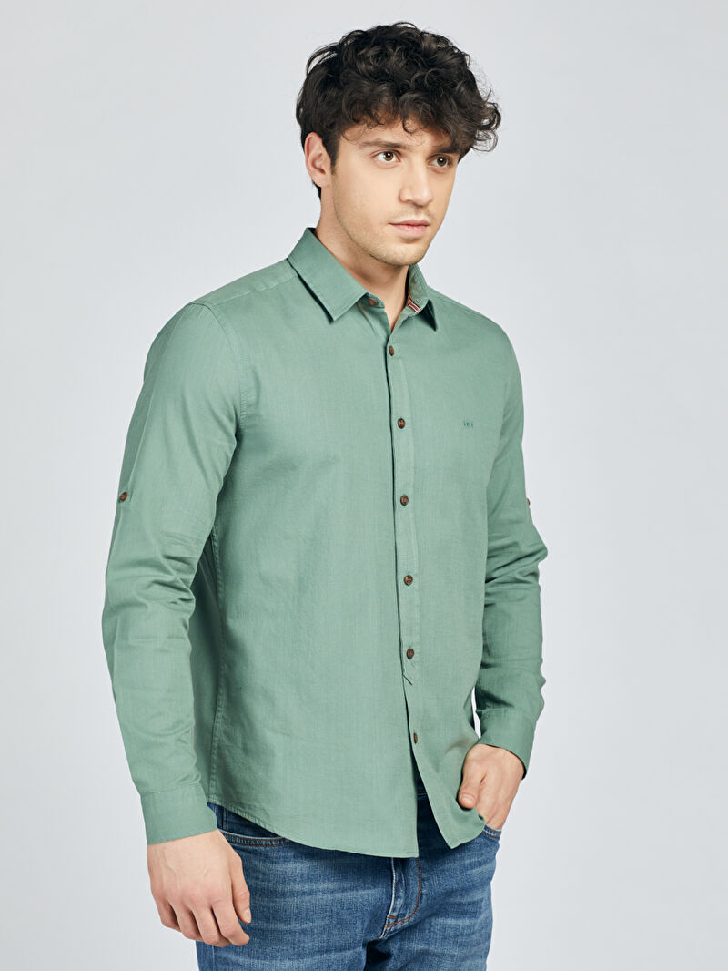 Regular Fit Erkek Gömlek U.kol