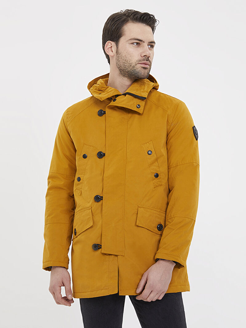 Slim Fit Erkek Kaban