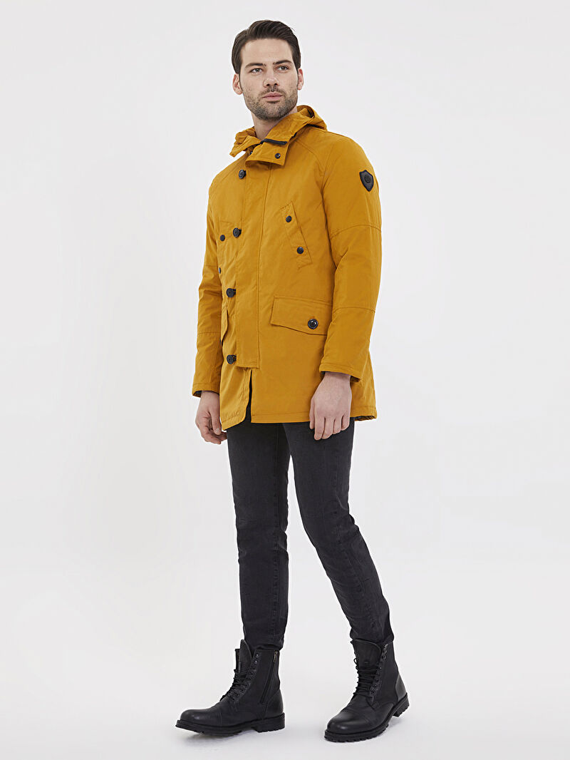 Slim Fit Erkek Kaban