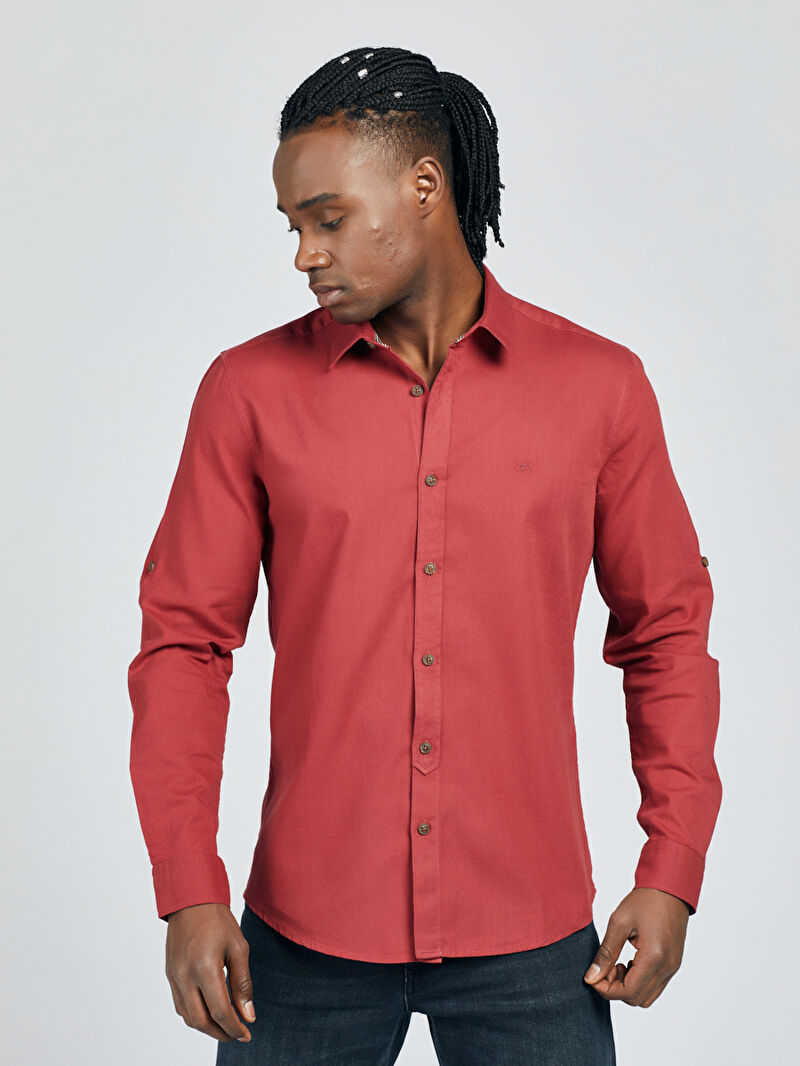 Regular Fit Erkek Gömlek U.kol