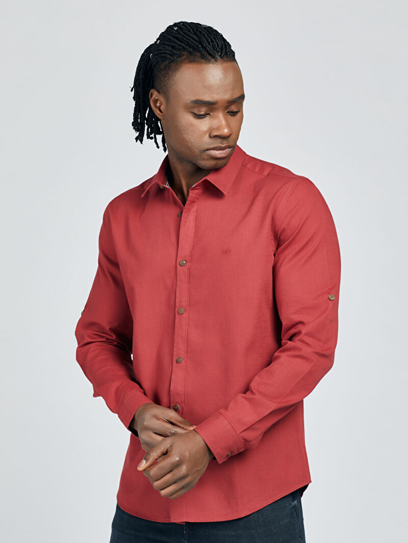 Regular Fit Erkek Gömlek U.kol