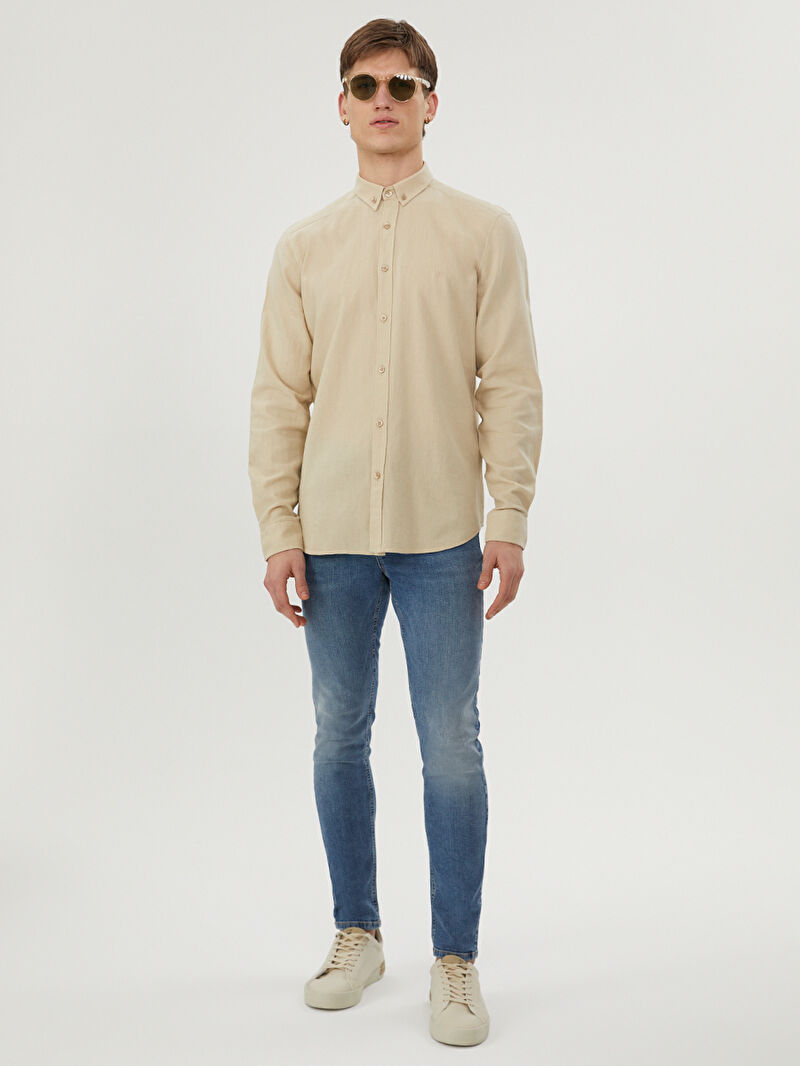 Regular Fit Erkek Gömlek U.kol