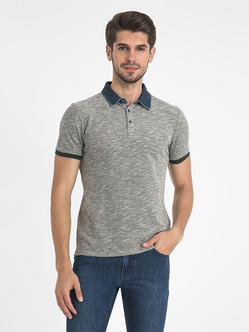 Slim Fit Erkek Polo K.kol