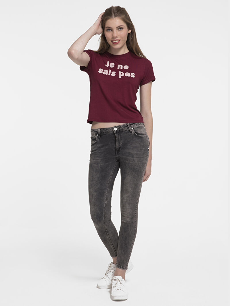 Nicole Skinny Fit Kadın Pantolon