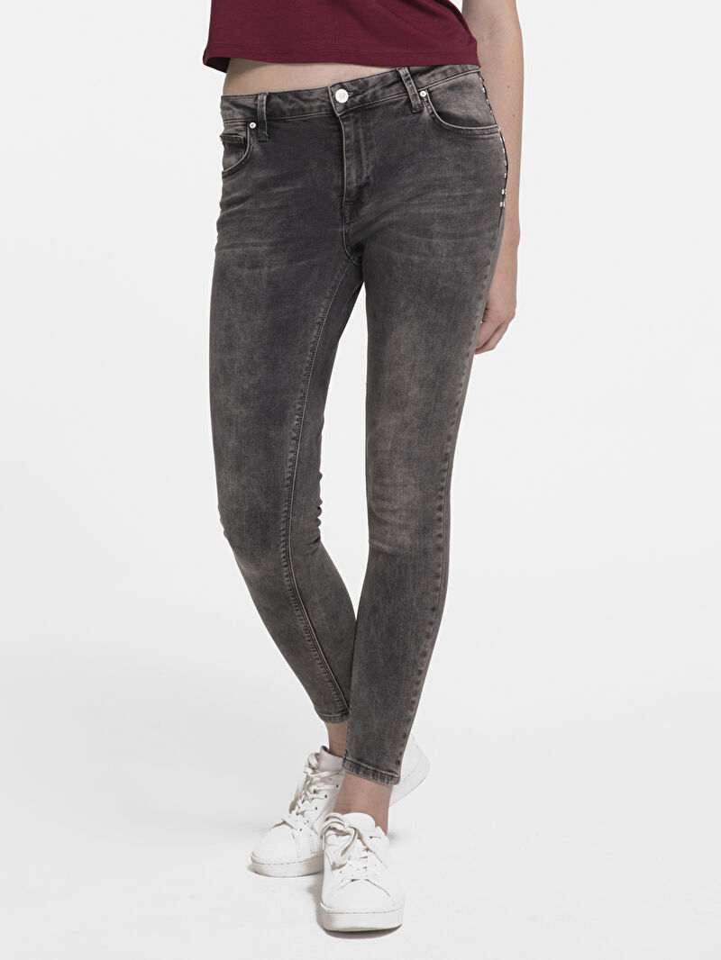 Nicole Skinny Fit Kadın Pantolon