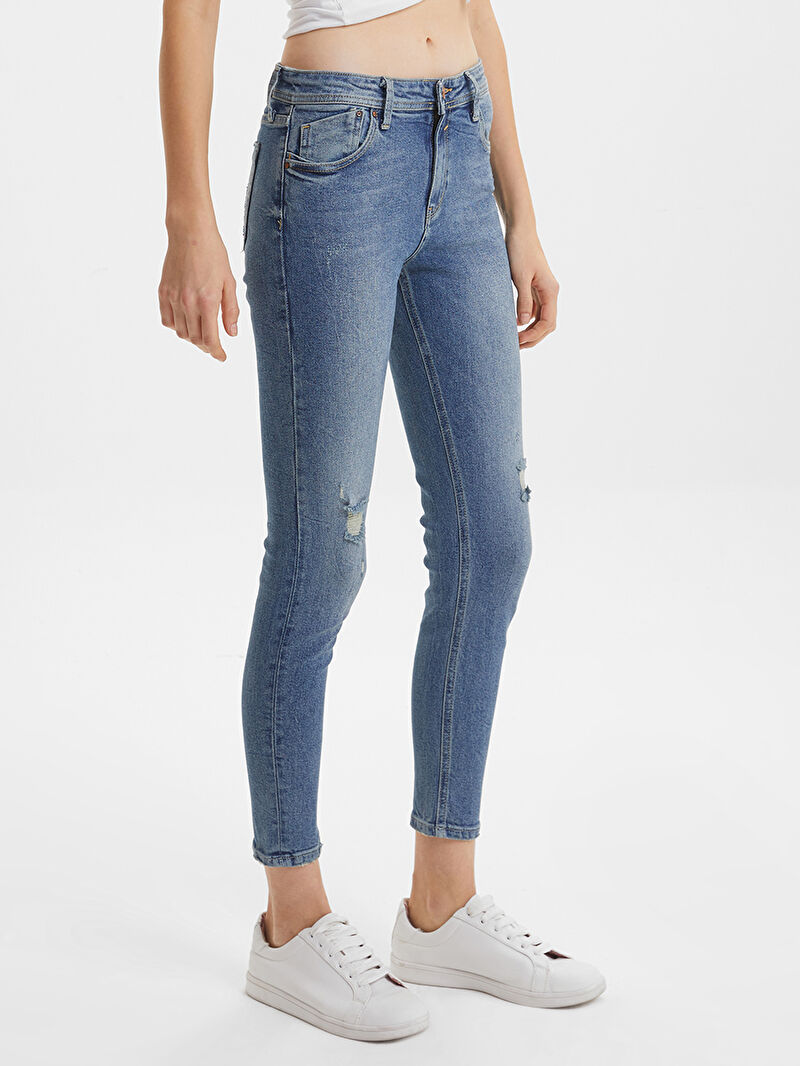 Nicole Skinny Fit Kadın Pantolon