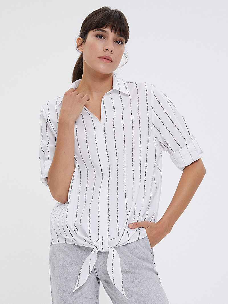 Regular Fit Kadın Gömlek U.kol