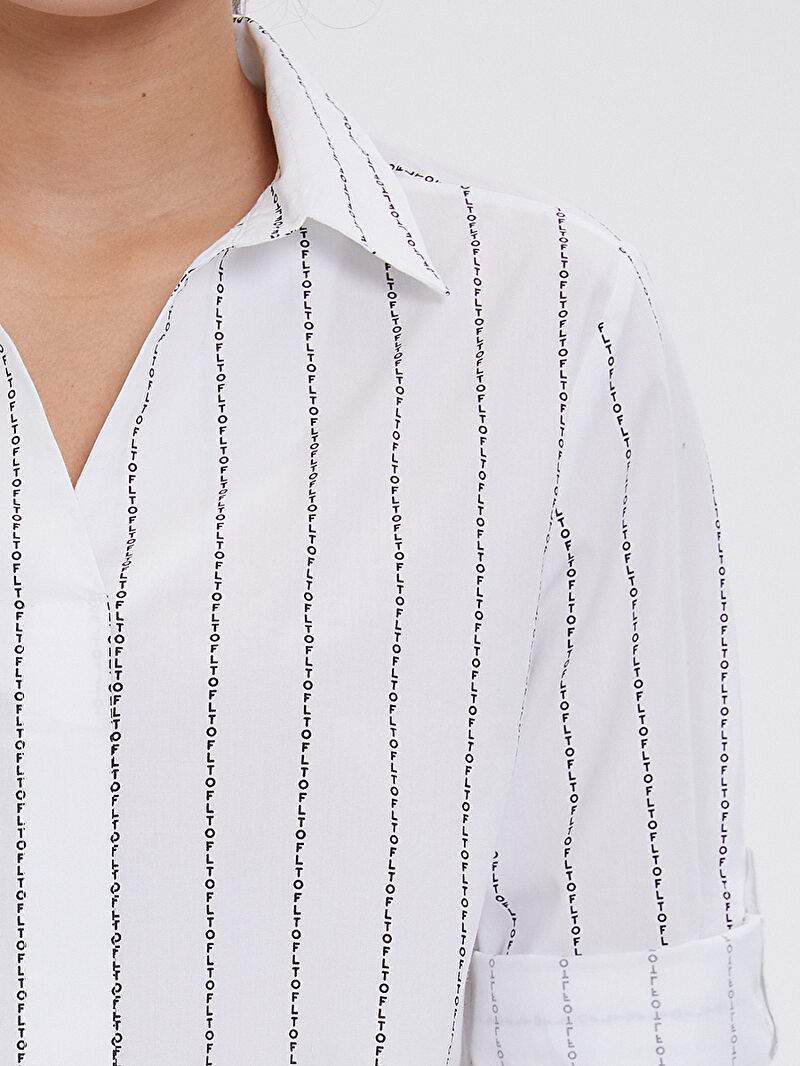 Regular Fit Kadın Gömlek U.kol